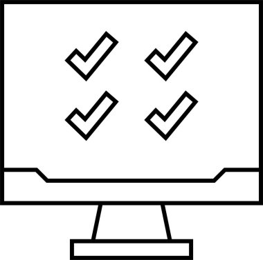 Basit web bilgi simgesi, vektör illüstrasyonu