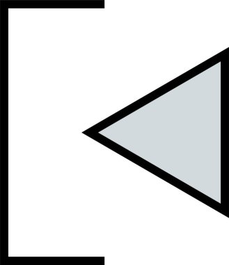 kullanıcı arayüzü ok simgesi, vektör illüstrasyonu