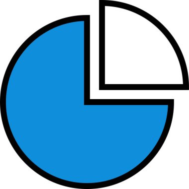 Basit web bilgi simgesi, vektör illüstrasyonu