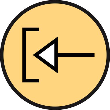 Web Arrow Simgesi, Vektör İllüstrasyonu