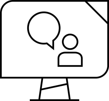  SMS ve Metin konuşma ikonu vektör illüstrasyonu