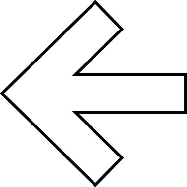 kullanıcı arayüzü ok simgesi, vektör illüstrasyonu