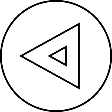 Web Arrow Simgesi, Vektör İllüstrasyonu