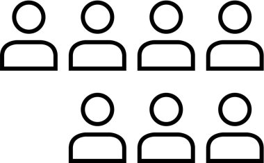 kullanıcı profili simgesi, vektör illüstrasyonu