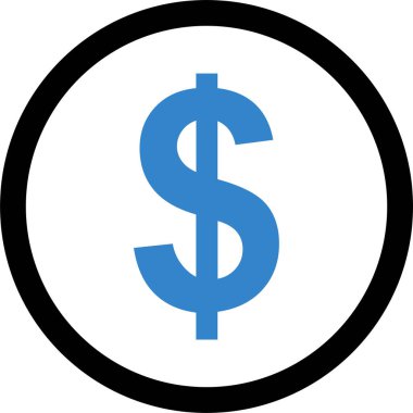 Dolar işareti vektör illüstrasyonuName 