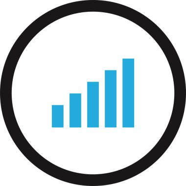 Analizler. Web simgesi basit illüstrasyon