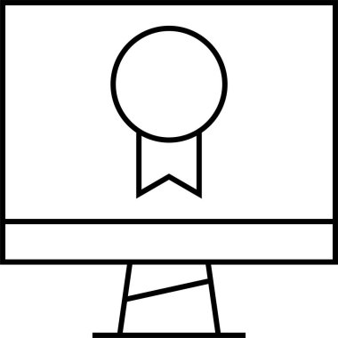 Basit web bilgi simgesi, vektör illüstrasyonu