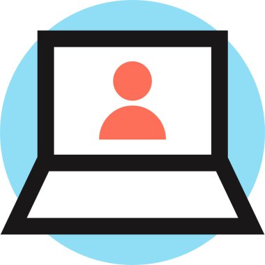 kullanıcı profili simgesi, vektör illüstrasyonu