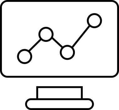 Finans Simgesi. İş ikonu. Para Simgesi, Vektör İllüstrasyonu 