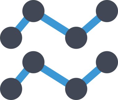 Basit internet bağlantısı simgesi, vektör illüstrasyonu