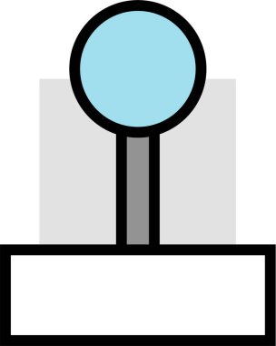 Ara. Web simgesi basit illüstrasyon