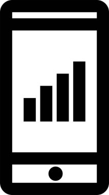 Analizler. Web simgesi basit illüstrasyon