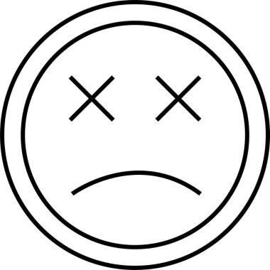 emoji yüz vektör illüstrasyonu