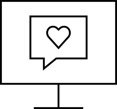 SMS ve Metin konuşma ikonu vektör illüstrasyonu