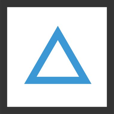 üçgen soyut işaret vektör çizimi