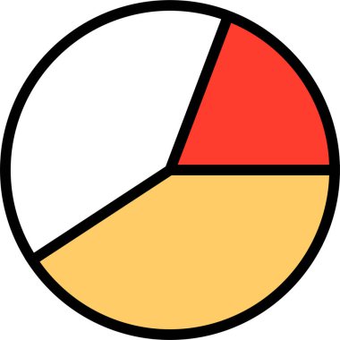 Basit grafik simgesi, vektör illüstrasyonu