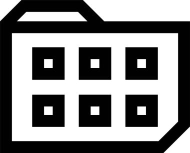 dosya adı simgesi vektör illüstrasyonu