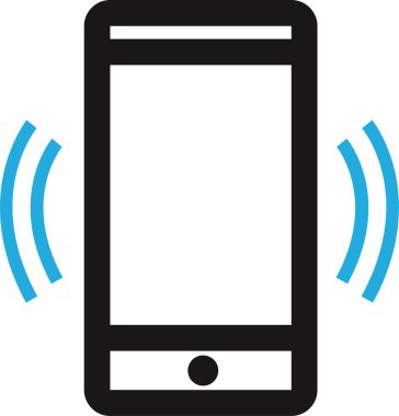 Basit internet bağlantısı simgesi, vektör illüstrasyonu