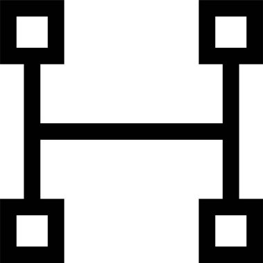 İnternet bağlantı kavramının basit simgesi, vektör illüstrasyonu