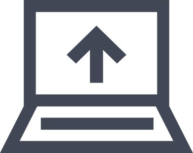 kullanıcı arayüzü yukarı ok simgesi, vektör illüstrasyonu