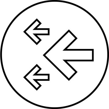 Basit web bilgi simgesi, vektör illüstrasyonu