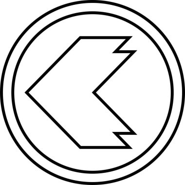 Web Arrow Simgesi, Vektör İllüstrasyonu