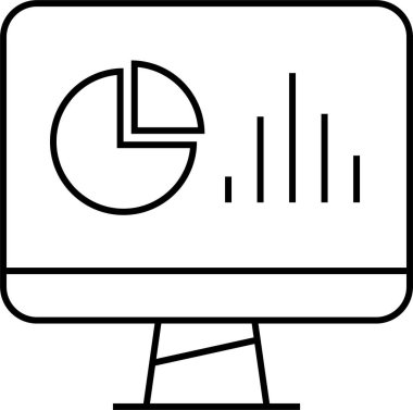 Basit web bilgi simgesi, vektör illüstrasyonu