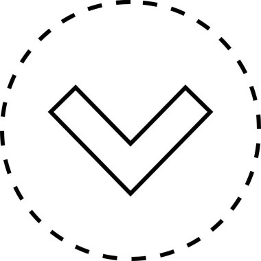 Web Arrow Simgesi, Vektör İllüstrasyonu