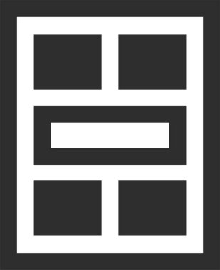 Web arayüzü simgesi, vektör illüstrasyonu