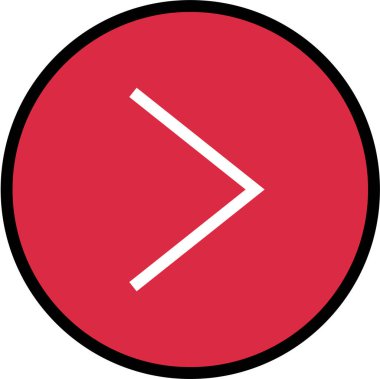 kullanıcı arayüzü ok simgesi, vektör illüstrasyonu