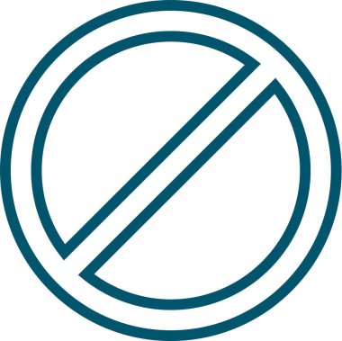 Basitçe erişilemeyen erişim simgesi düşüş yok, vektör illüstrasyonu