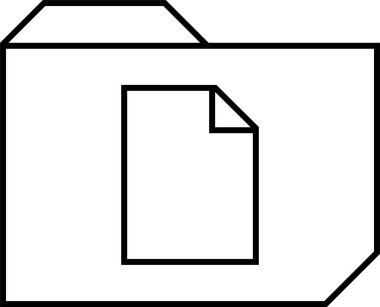 bilgisayar arayüzü dizin simgesi, vektör illüstrasyonu