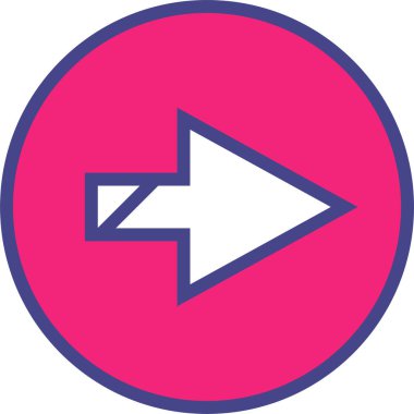 kullanıcı arayüzü ok simgesi, vektör illüstrasyonu