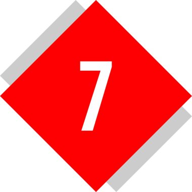 sayı işaret simgesi vektör illüstrasyonu 