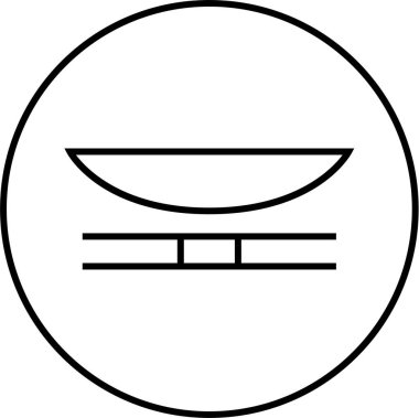 Mısır kültürü işaret vektör illüstrasyonu