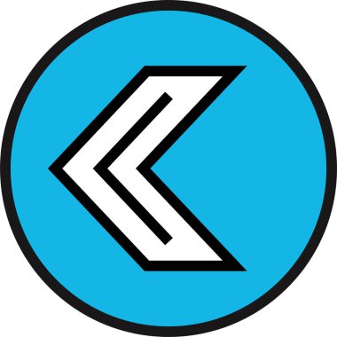 İnternet Web Arrow Simgesi, Vektör İllüstrasyonu