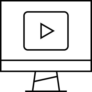 Basit web bilgi simgesi, vektör illüstrasyonu