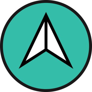 kullanıcı arayüzü ok simgesi, vektör illüstrasyonu