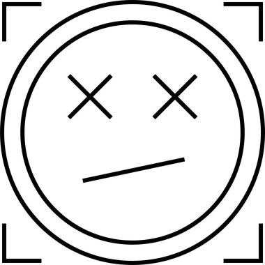 emoji yüz vektör illüstrasyonu