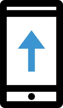 kullanıcı arayüzü yukarı ok simgesi, vektör illüstrasyonu