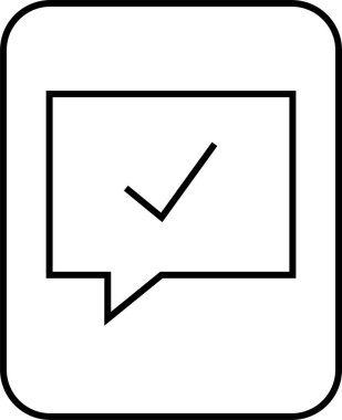 SMS ve Metin konuşma ikonu vektör illüstrasyonu