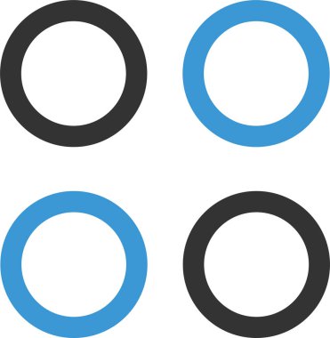 Basit bilgisayar arayüzü simgesi, vektör illüstrasyonu