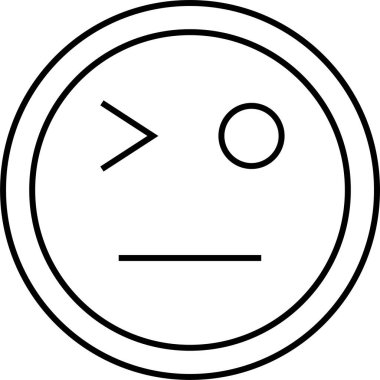 emoji yüz vektör illüstrasyonu