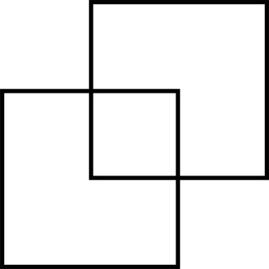 Basit bilgisayar arayüzü simgesi, vektör illüstrasyonu