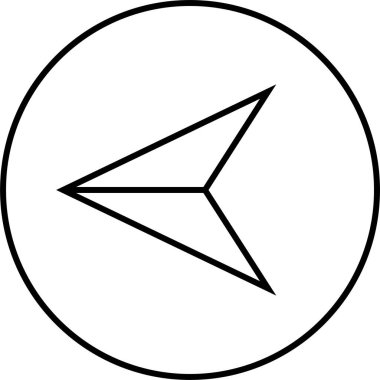 kullanıcı arayüzü ok simgesi, vektör illüstrasyonu