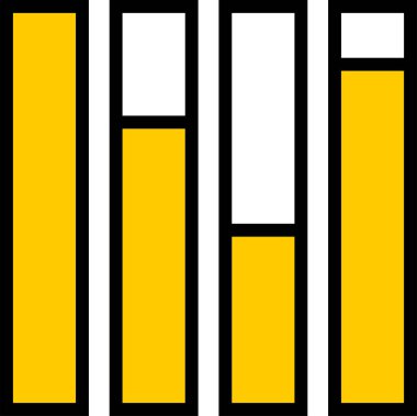 Basit web bilgi simgesi, vektör illüstrasyonu