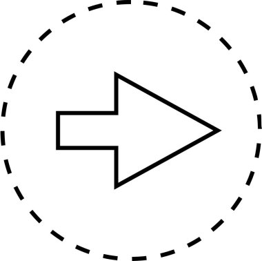 kullanıcı arayüzü ok simgesi, vektör illüstrasyonu