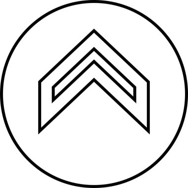 kullanıcı arayüzü ok simgesi, vektör illüstrasyonu