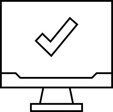 Basit web bilgi simgesi, vektör illüstrasyonu