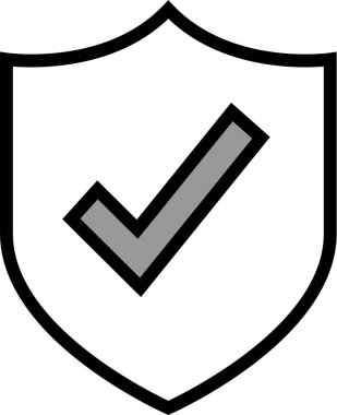 Basit işaretleme simgesi, vektör illüstrasyonu